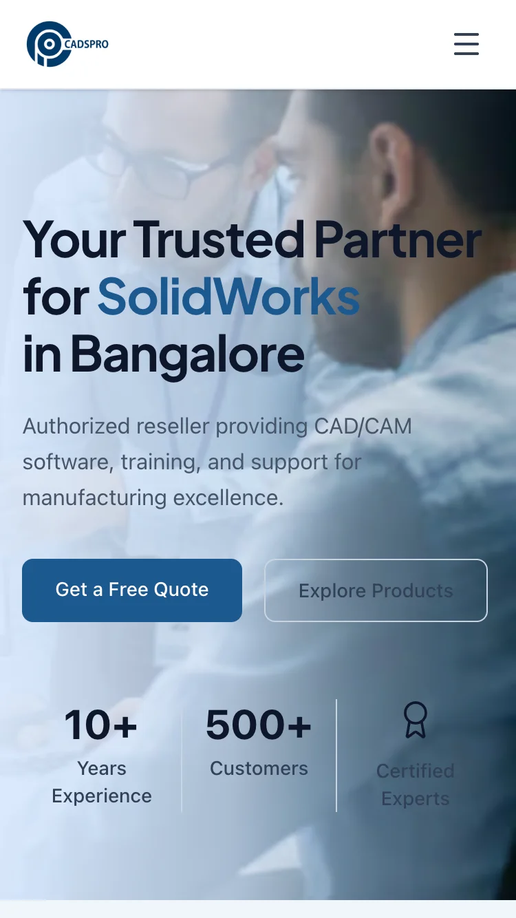 Cadspro — Mobile