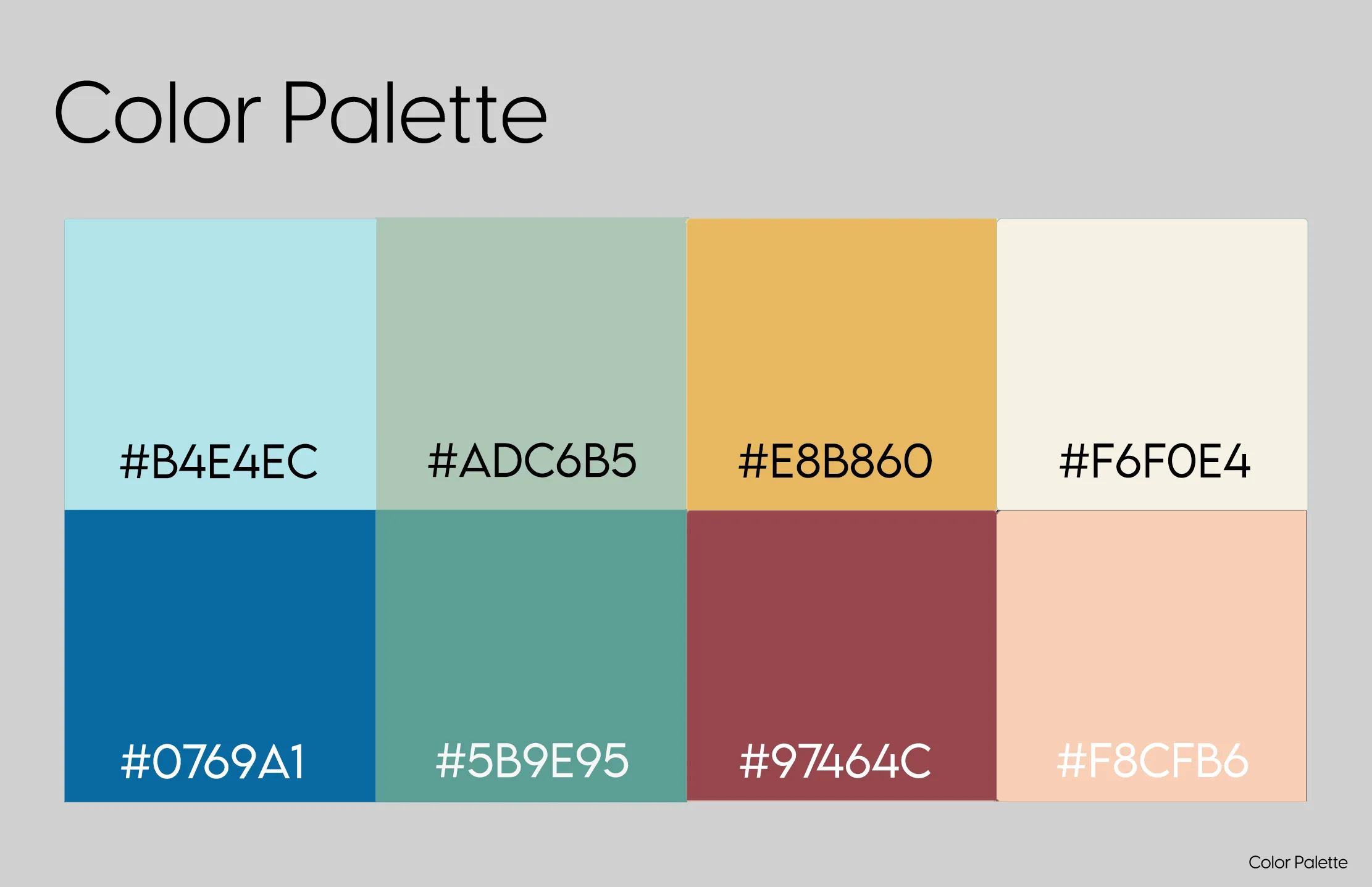 GWS colour palette