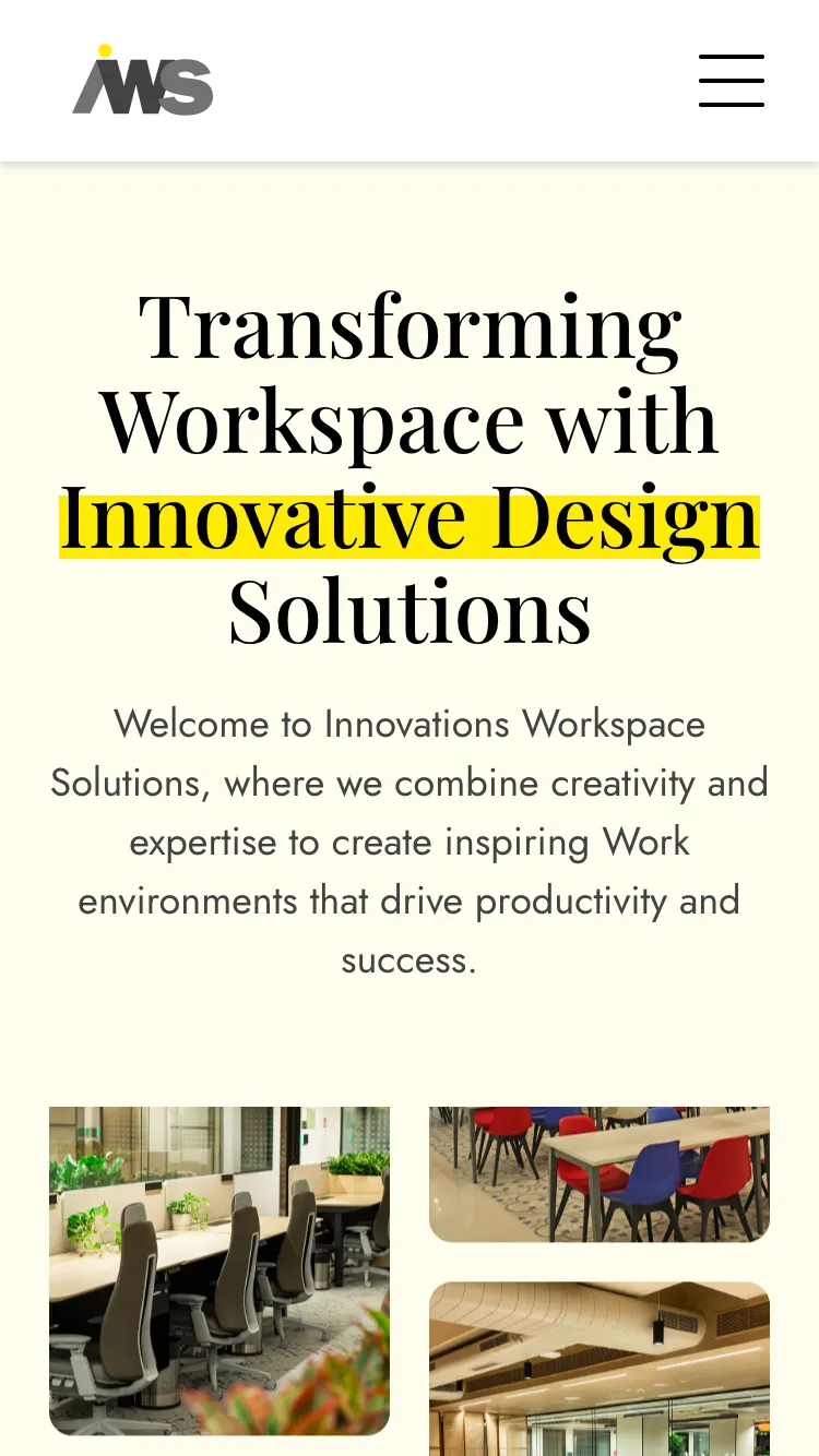 Innovations Workspace — Mobile
