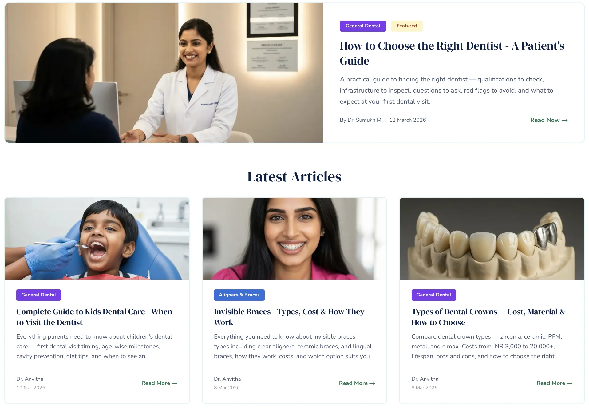 Samhita Dental design system