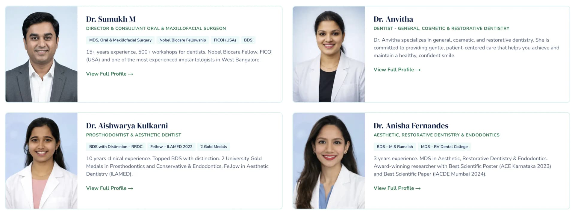 Samhita Dental services overview