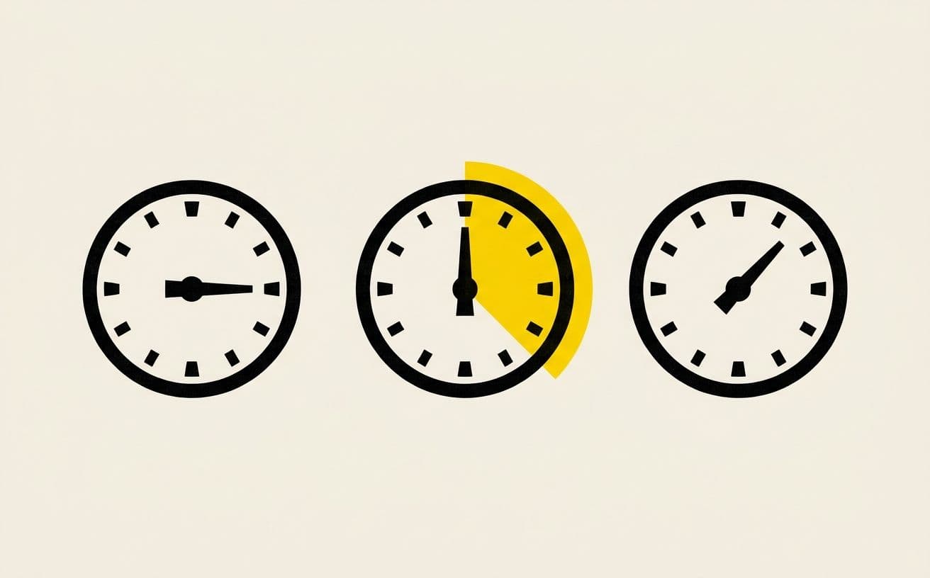 Three metrics, three different things they measure. LCP is a timer, INP is a responsiveness gauge, CLS is a stability level.