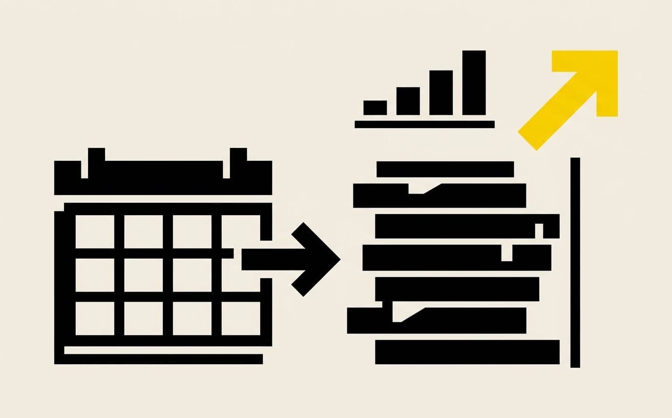 Content calendar, rebuilt for GEO: fewer posts, deeper content, regular refreshes of pages already earning LLM citations.