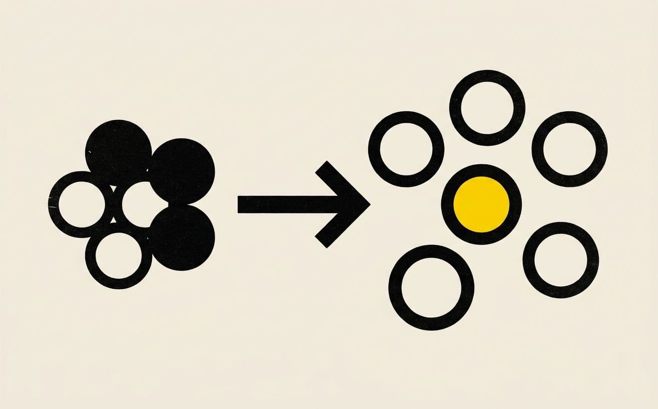 Left: common tap-target violation — small, crowded. Right: 48×48px minimum with 8px gap. The difference is a 15% fat-finger error rate.