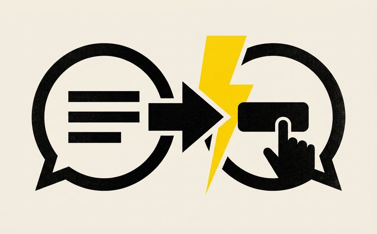 Traditional chatbots output words. OpenClaw outputs actions — the same message becomes a real click, file write, or API call on your machine.